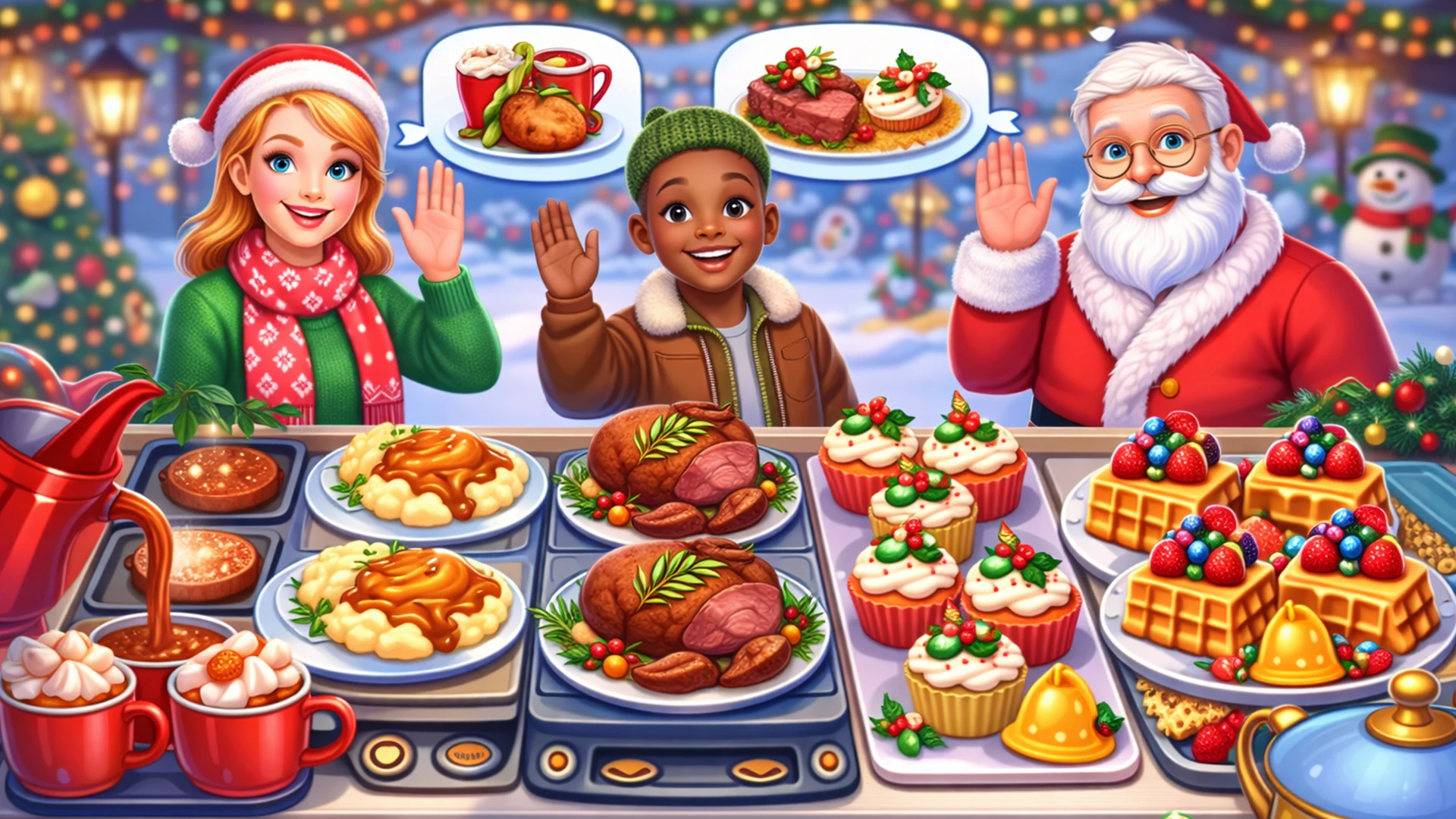 Christmas Fever Cooking Games screenshot